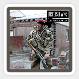 British WW2 1st Airborne Division in Arnhem Sticker